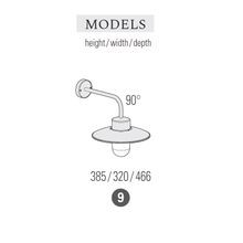 Belcour Model 9 Wall Light gallery detail image