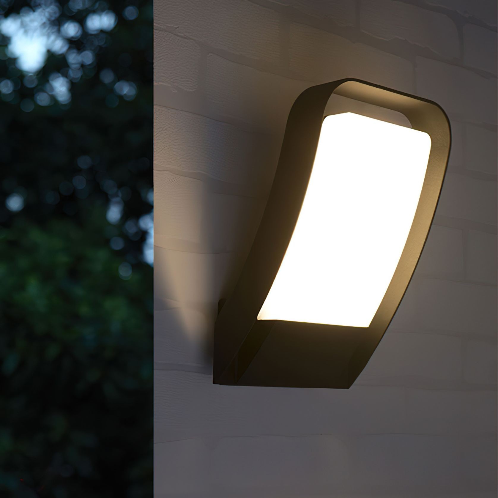 VEGA  exterior wall light black