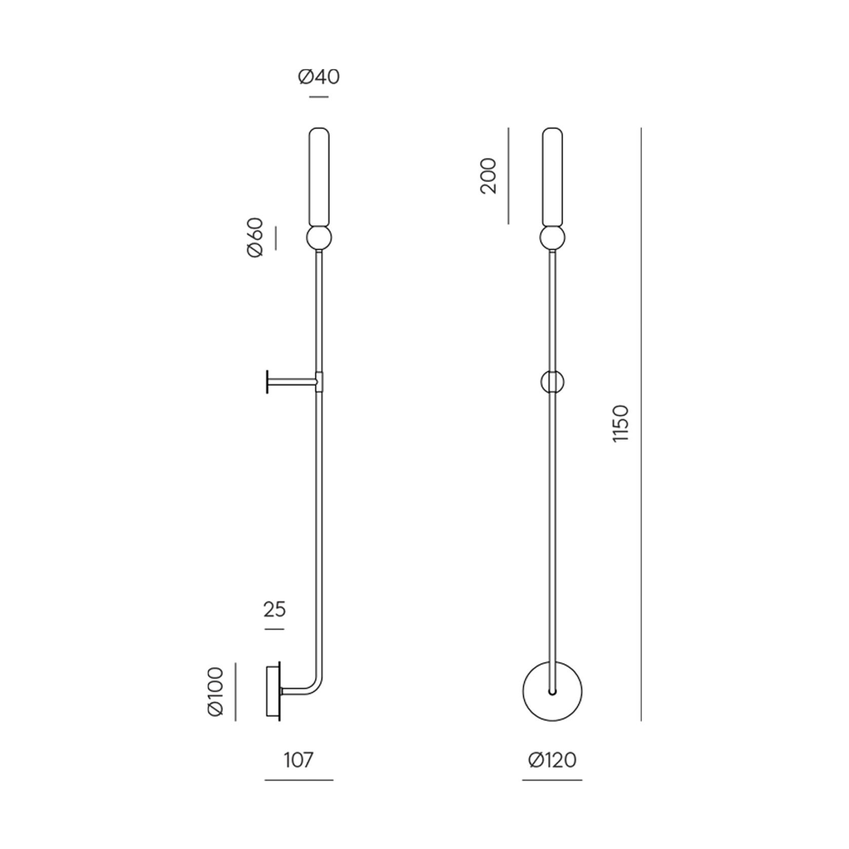 Delie Large Wall Light gallery detail image