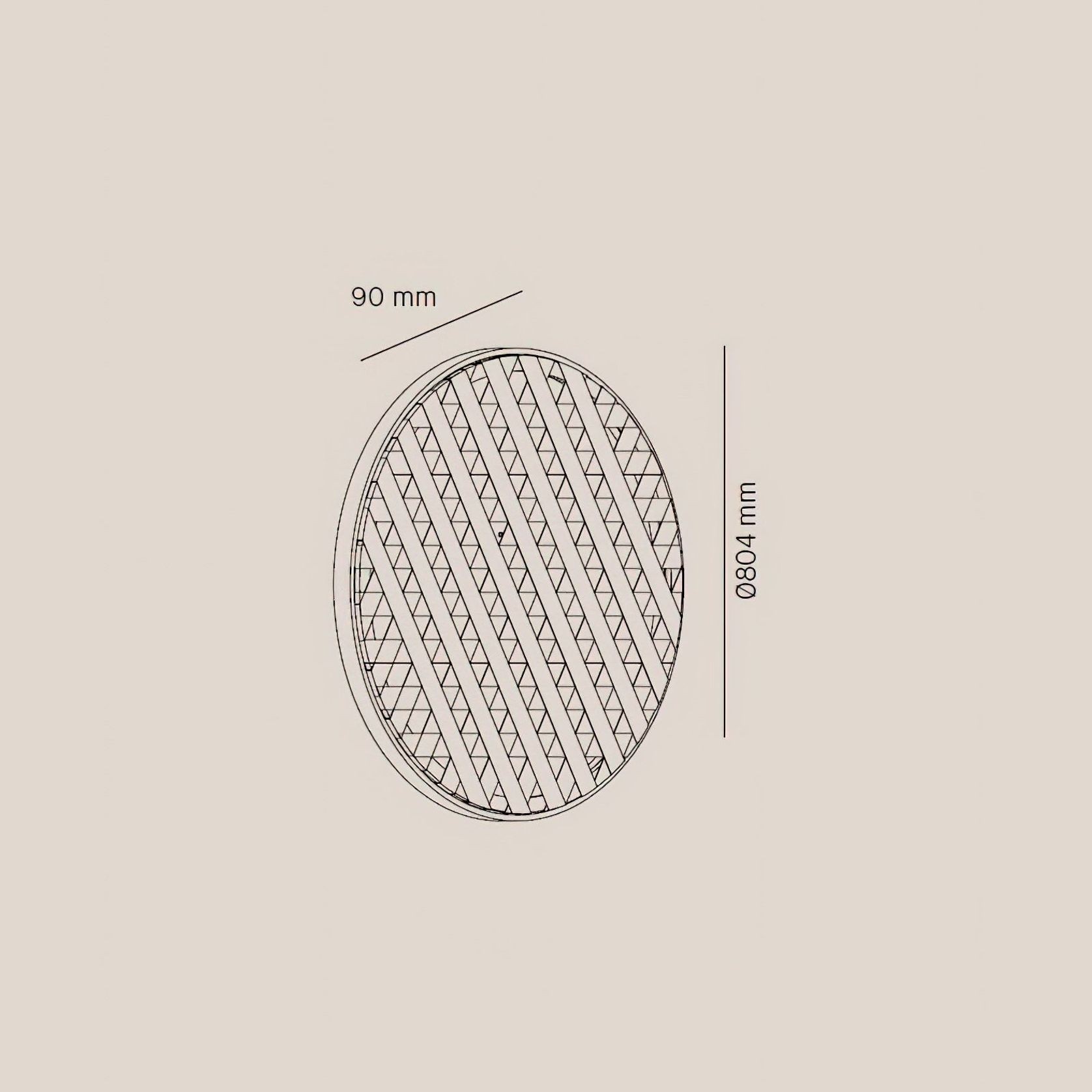 Loom 80cm Wall Light gallery detail image