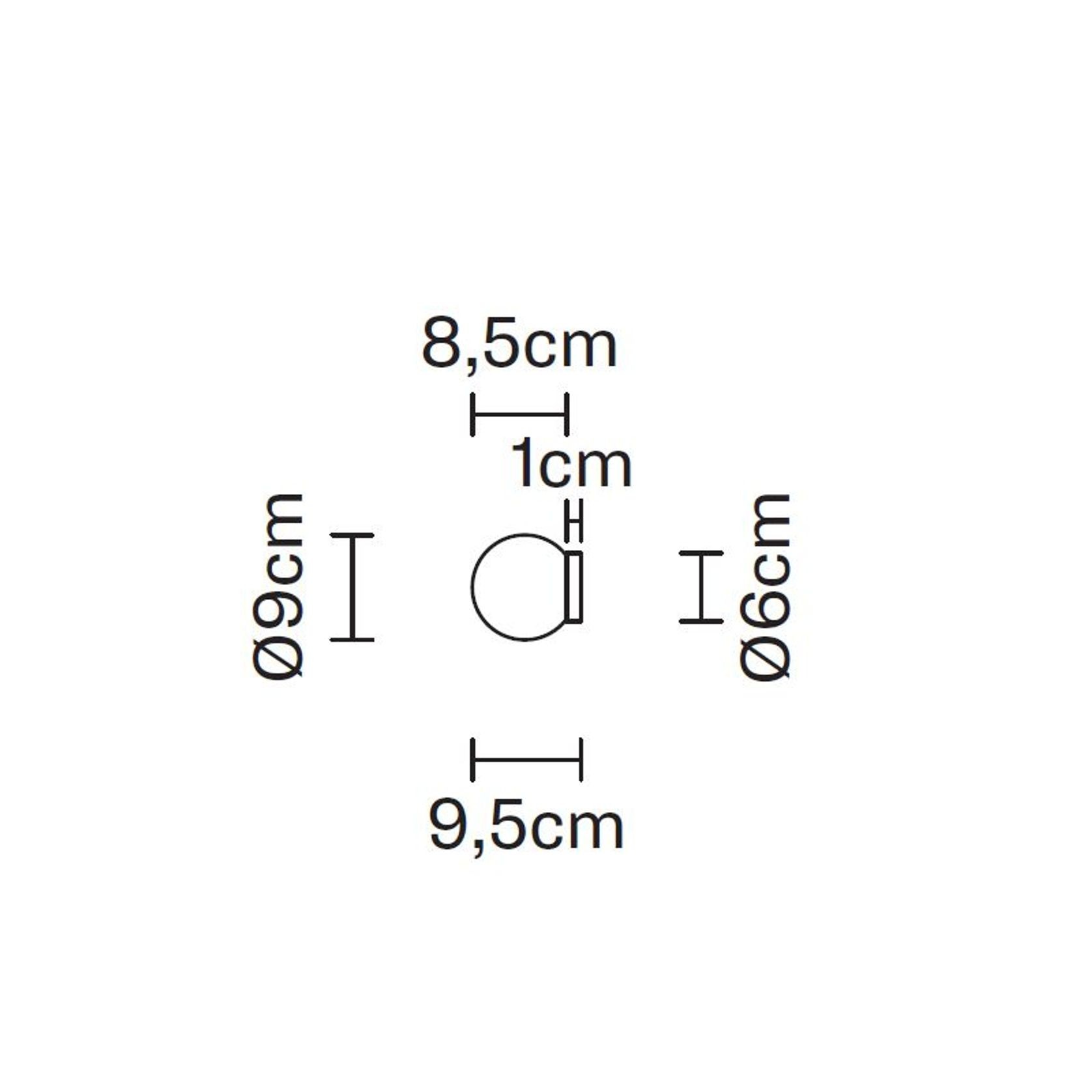 Lumi Sfera 9cm | Wall Light gallery detail image