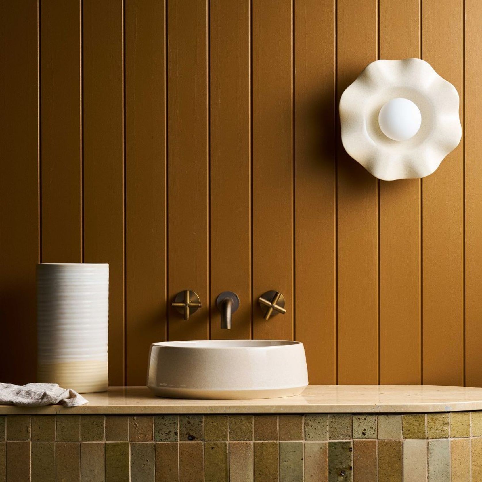 Ceramic Wall Pearl Sconce Light gallery detail image