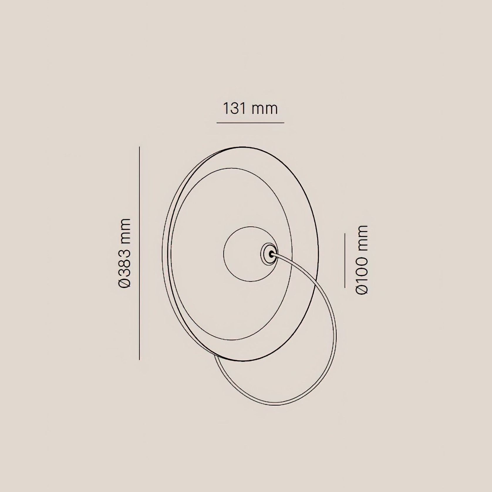 Wire 38cm Wall Light gallery detail image