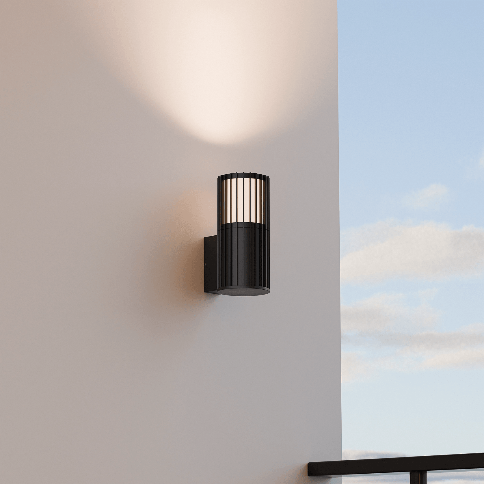 Bright Aluminium Wall Light gallery detail image