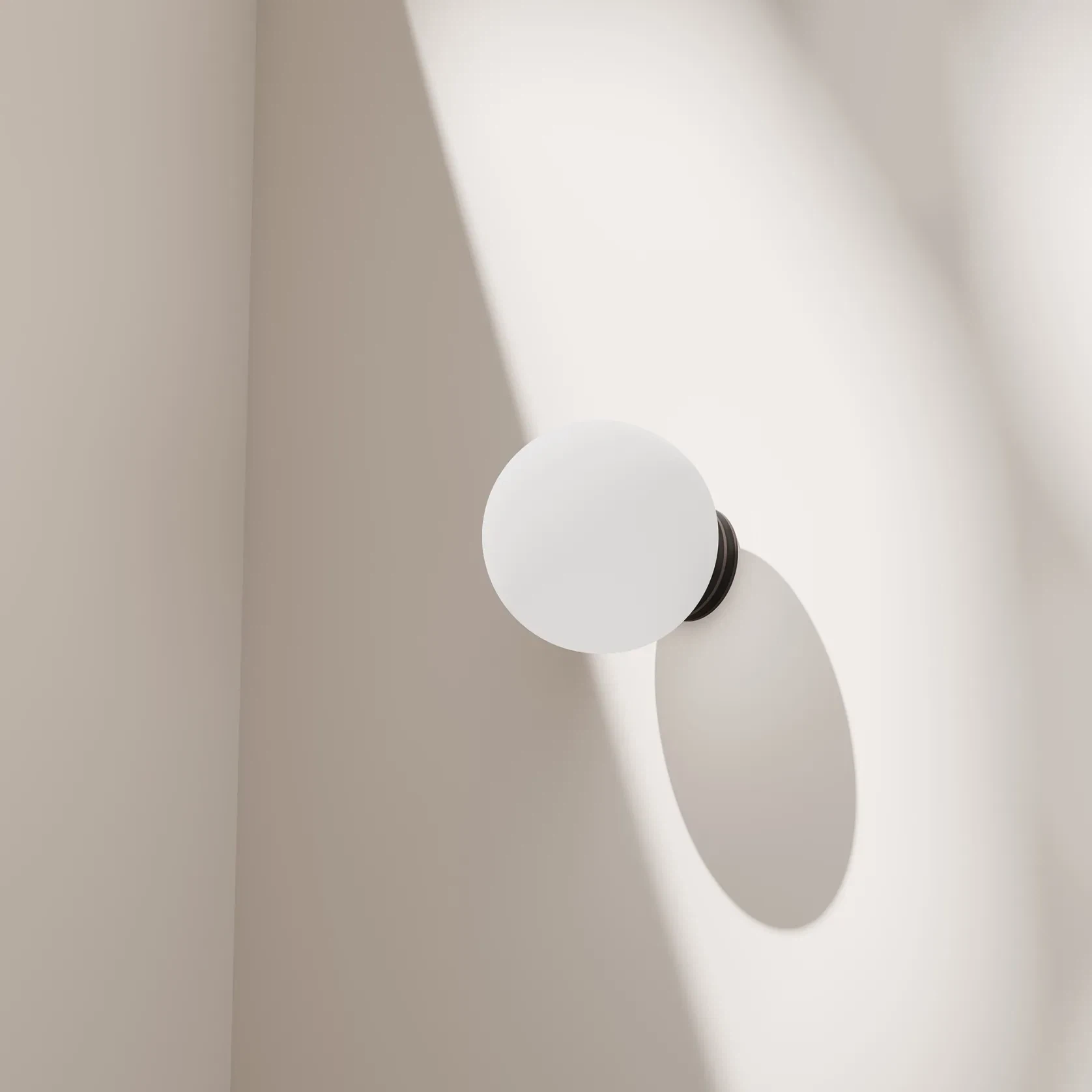 Crest Orb Glass Wall Light gallery detail image