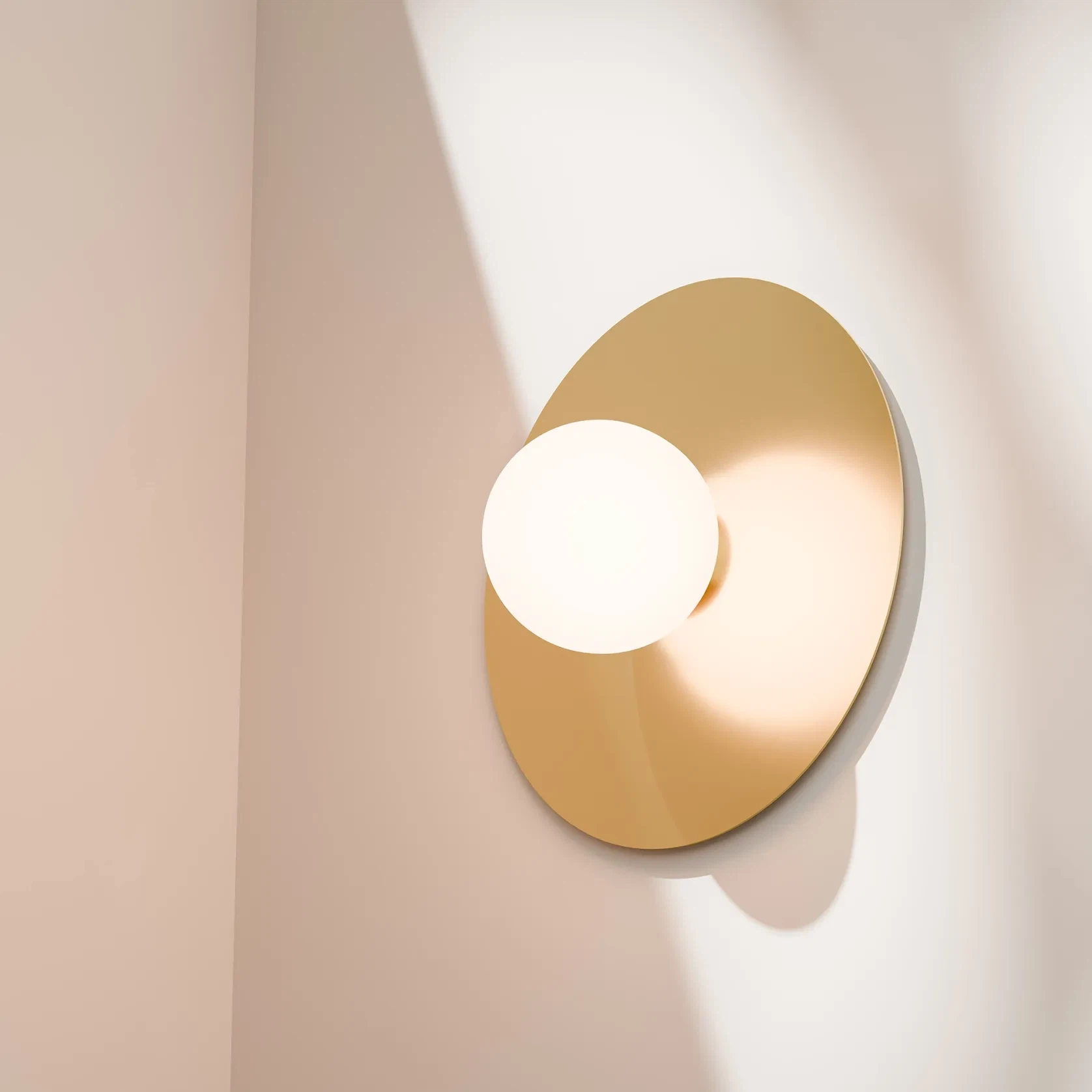 Crest Orb Glass Wall Light gallery detail image