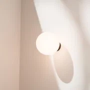 Crest Orb Glass Wall Light gallery detail image