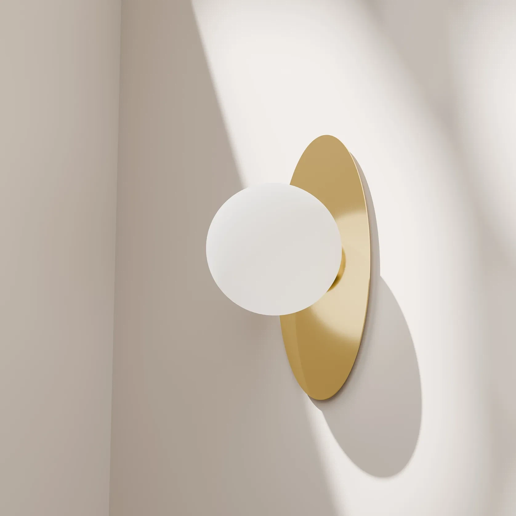 Crest Orb Glass Wall Light gallery detail image