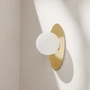 Crest Orb Glass Wall Light gallery detail image