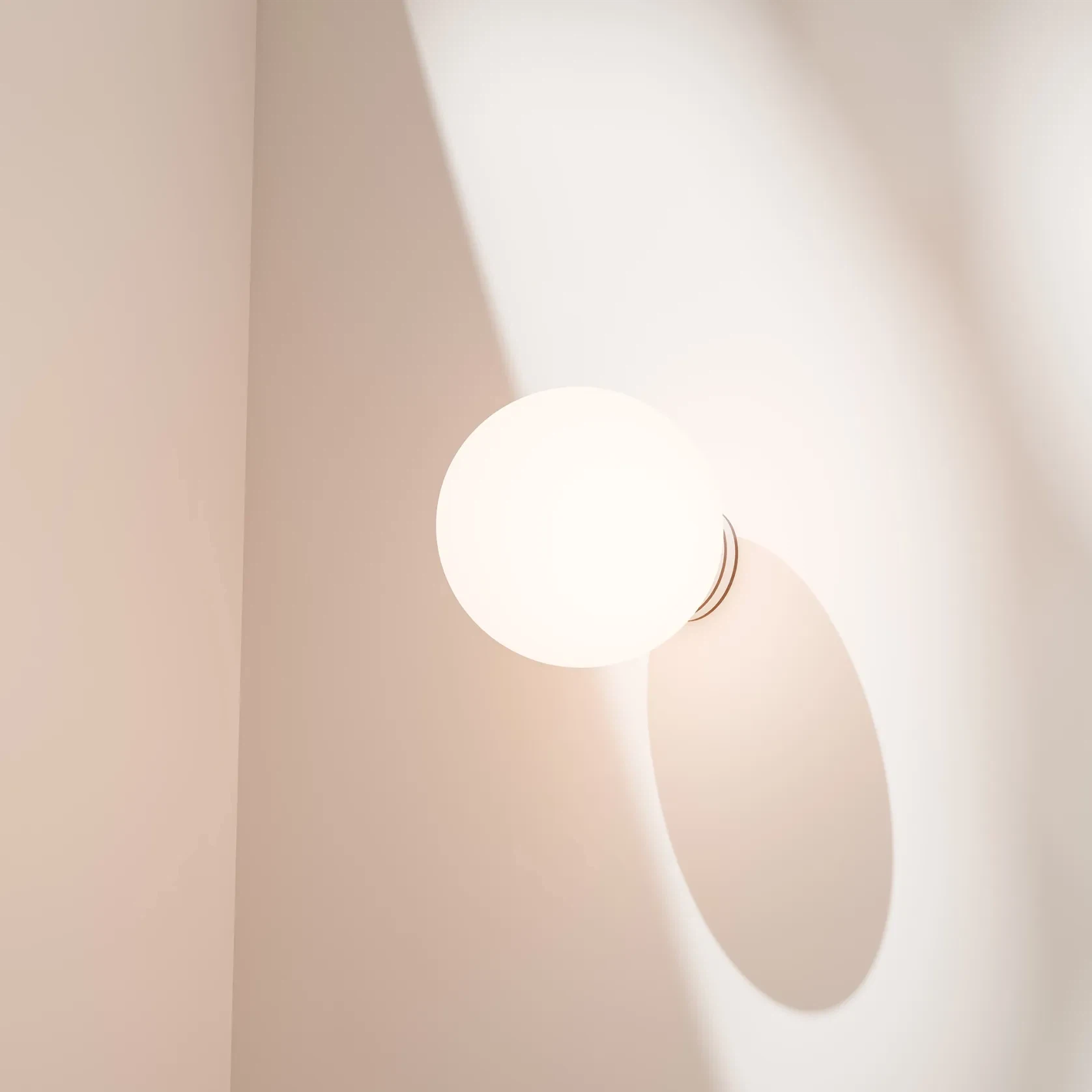 Crest Orb Glass Wall Light gallery detail image