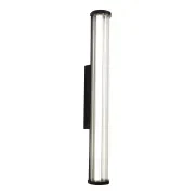 Junco IP65 Fluted Hand-Blown Glass LED Batten Light gallery detail image