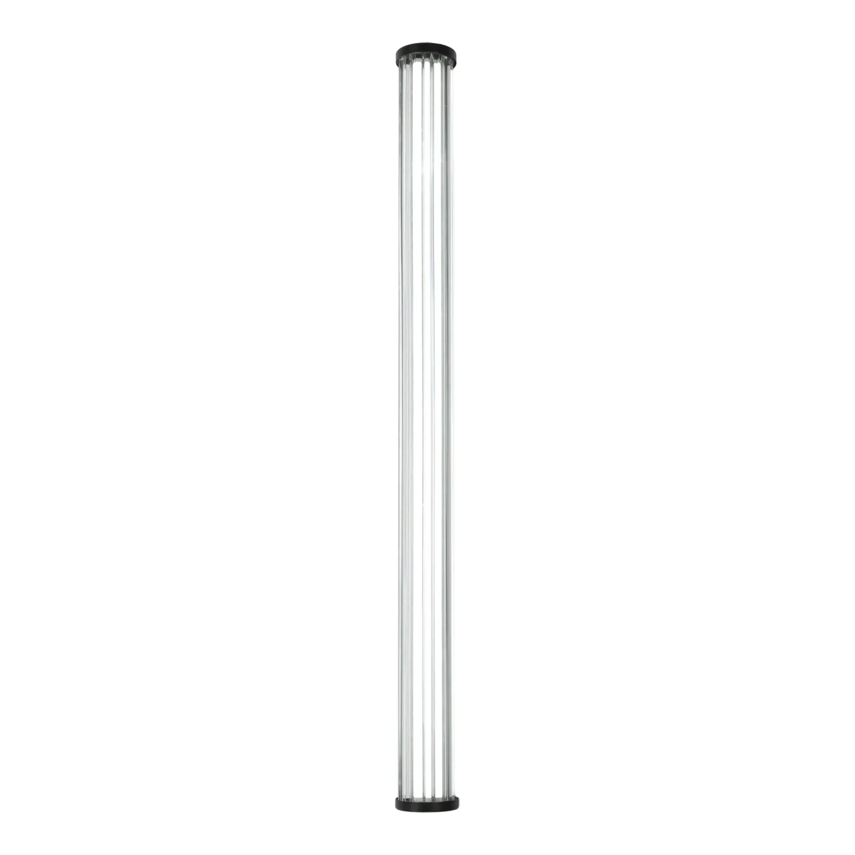 Junco IP65 Fluted Hand-Blown Glass LED Batten Light gallery detail image