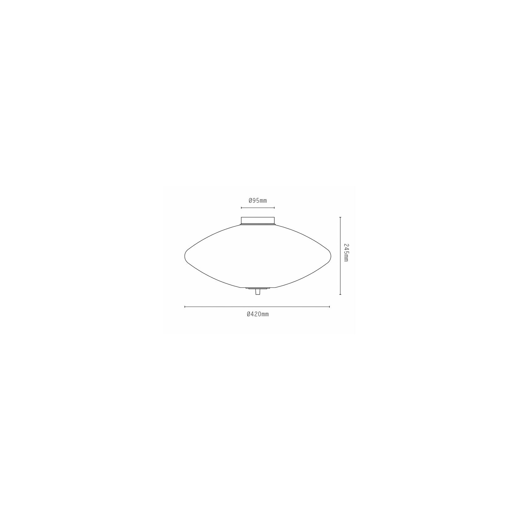 Nova Wide Ceiling Light gallery detail image