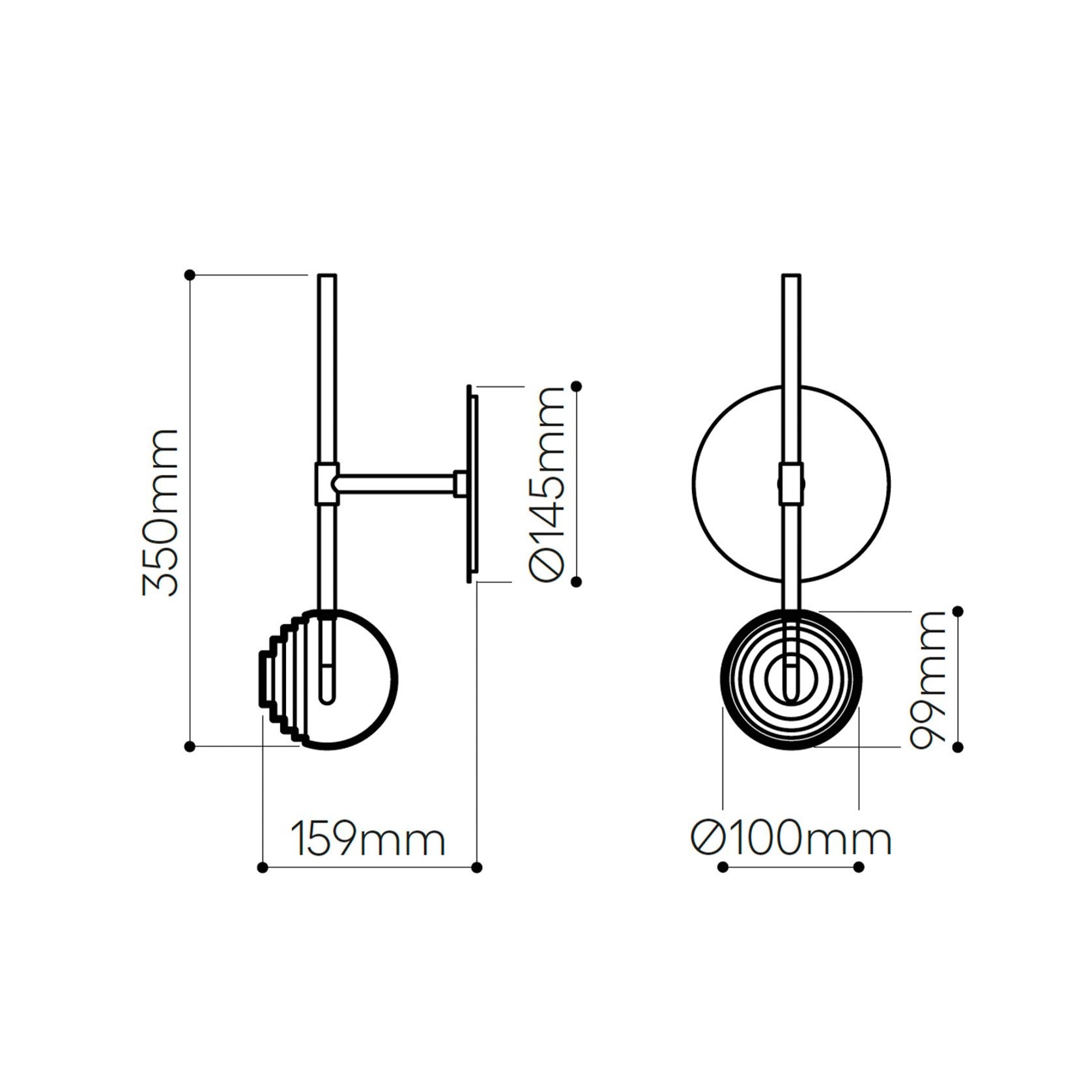 Dark & Bright Star Wall Light gallery detail image