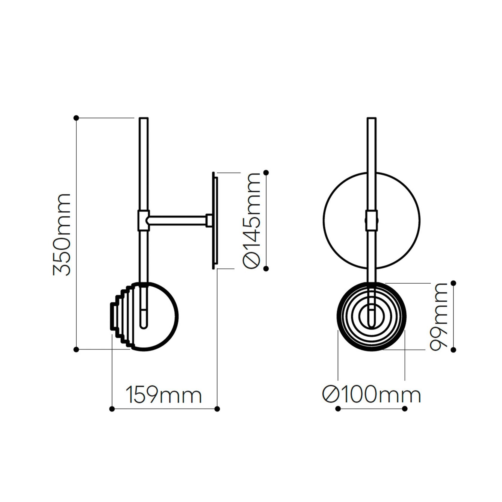 Dark & Bright Star Wall Light gallery detail image