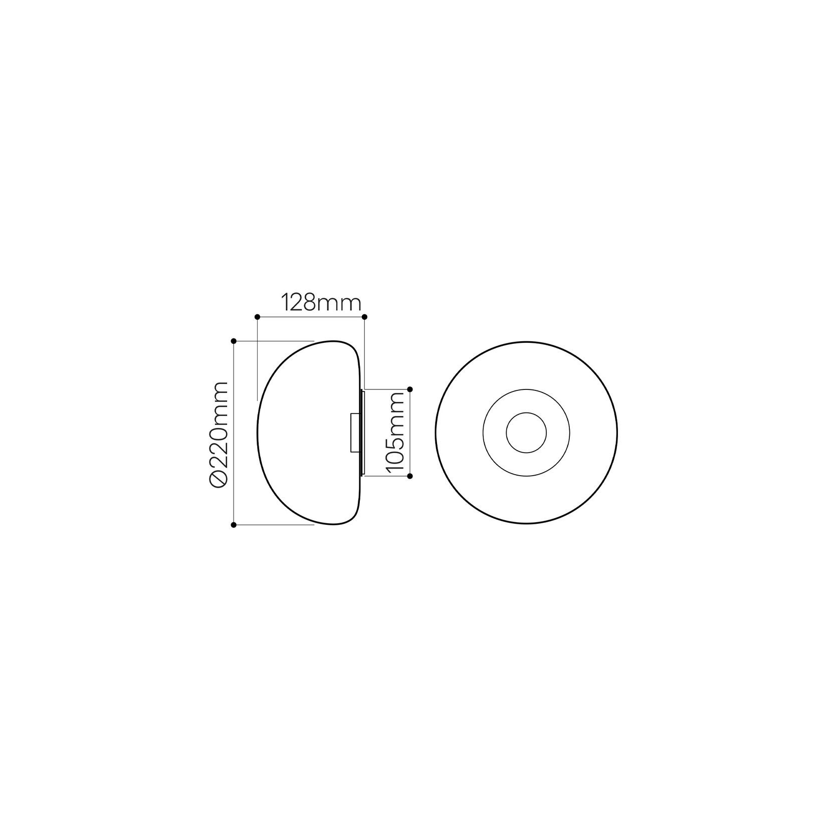 Dew Drops Wall/Ceiling Light gallery detail image