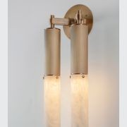Flume Alabaster Double Wall Light gallery detail image