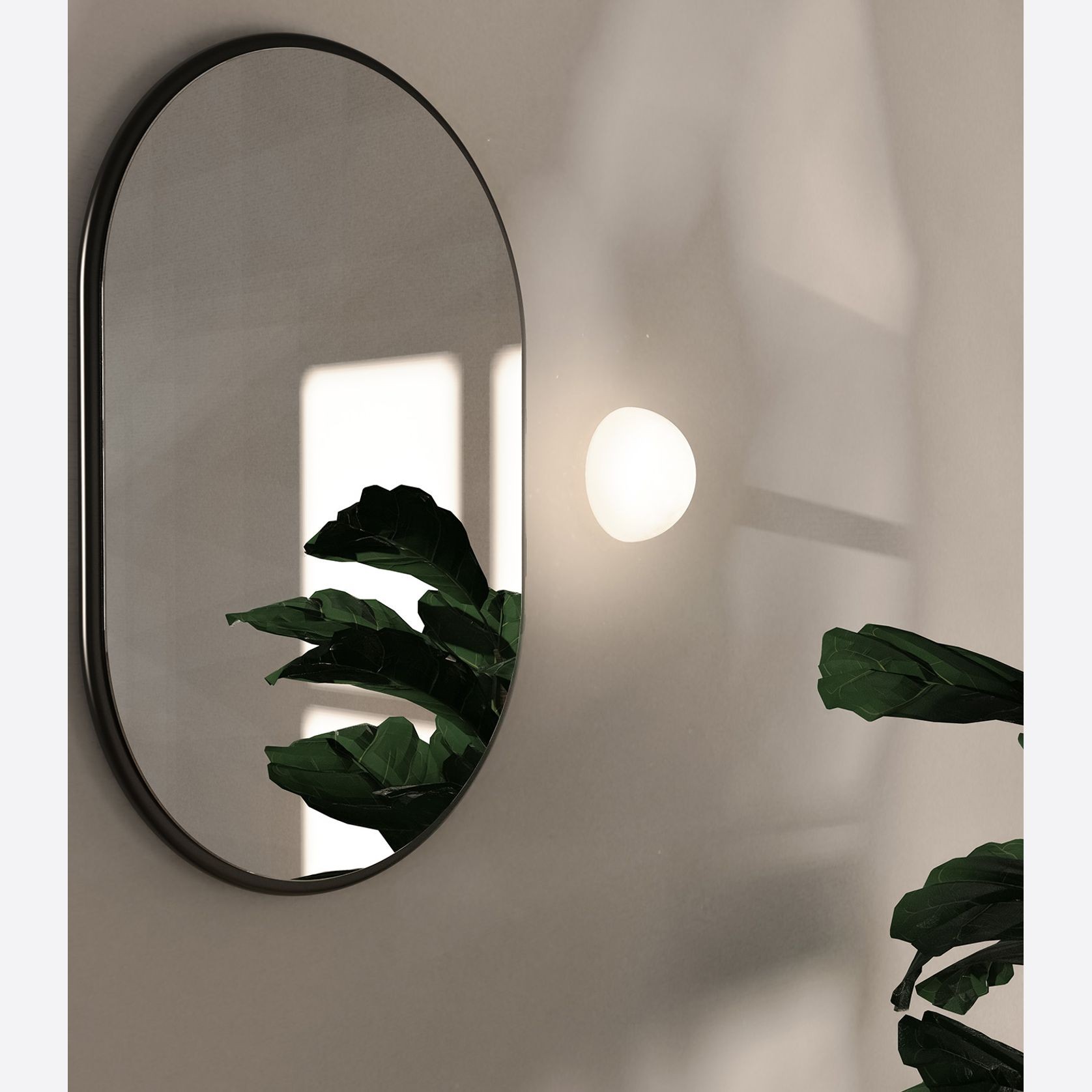 Dome Mirror Wall Light gallery detail image