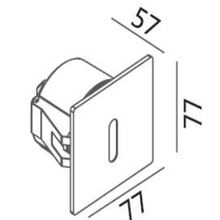 Square Slot Foot Light gallery detail image