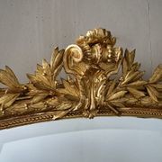 French Antique Louis XVI Gilded Mirror gallery detail image