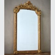 French Antique Louis XVI Gilded Mirror gallery detail image