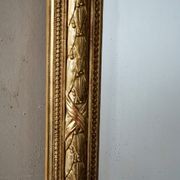 French Antique Louis XVI Gilded Mirror gallery detail image