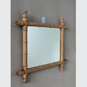 French Faux-Bamboo Mirror gallery detail image
