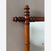 Antique French Faux-Bamboo Mirror gallery detail image