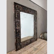 Large Spanish Black & Gold Mirror gallery detail image