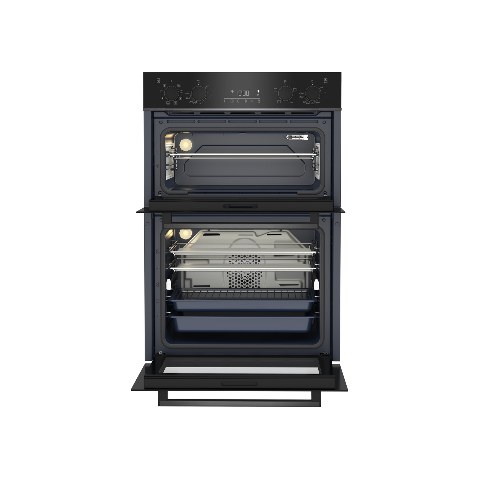 Beko 81L / 41L Multifunction Built-in Double Oven gallery detail image