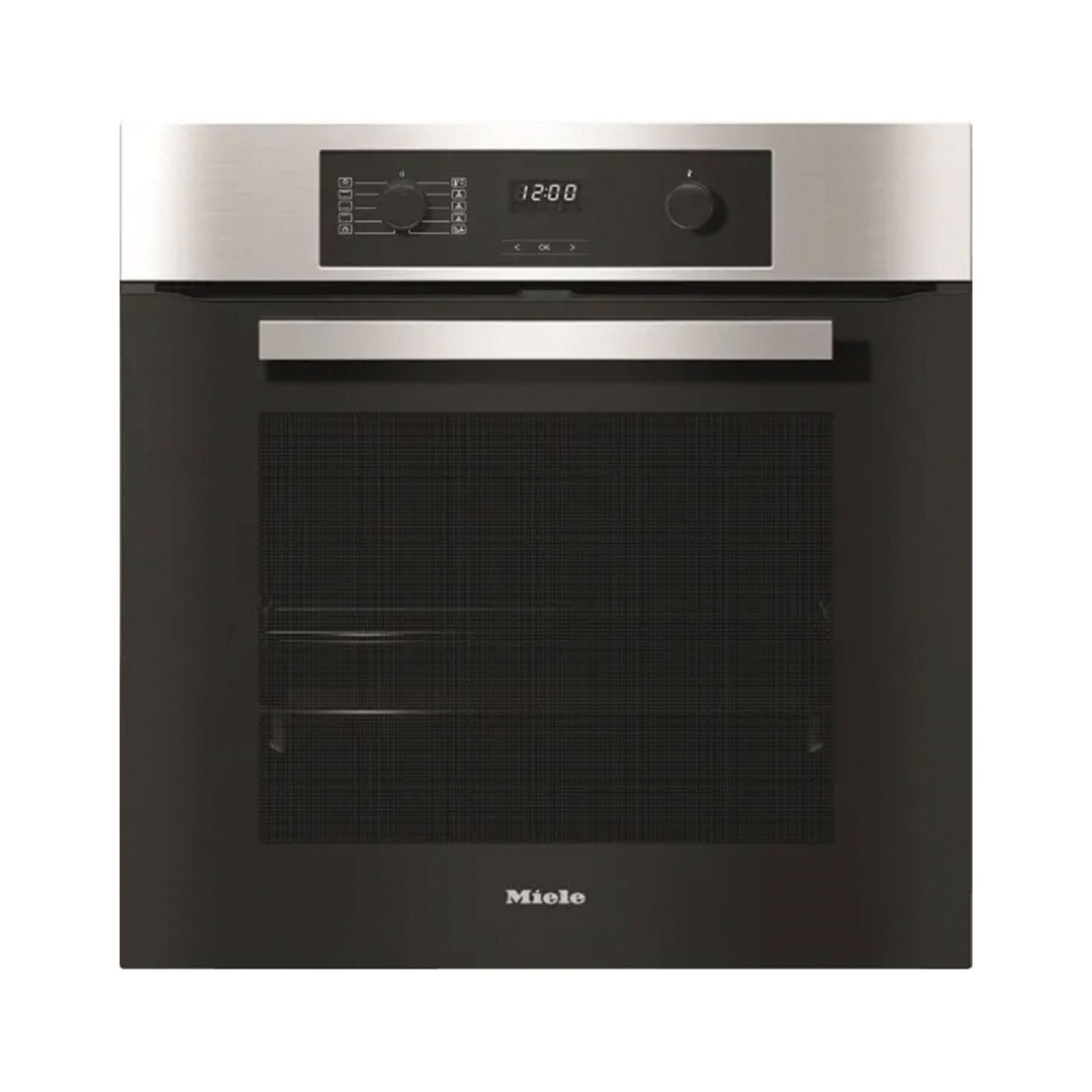 Miele Pureline 60cm Built-In Pyrolytic Electric Oven - Clean Steel gallery detail image