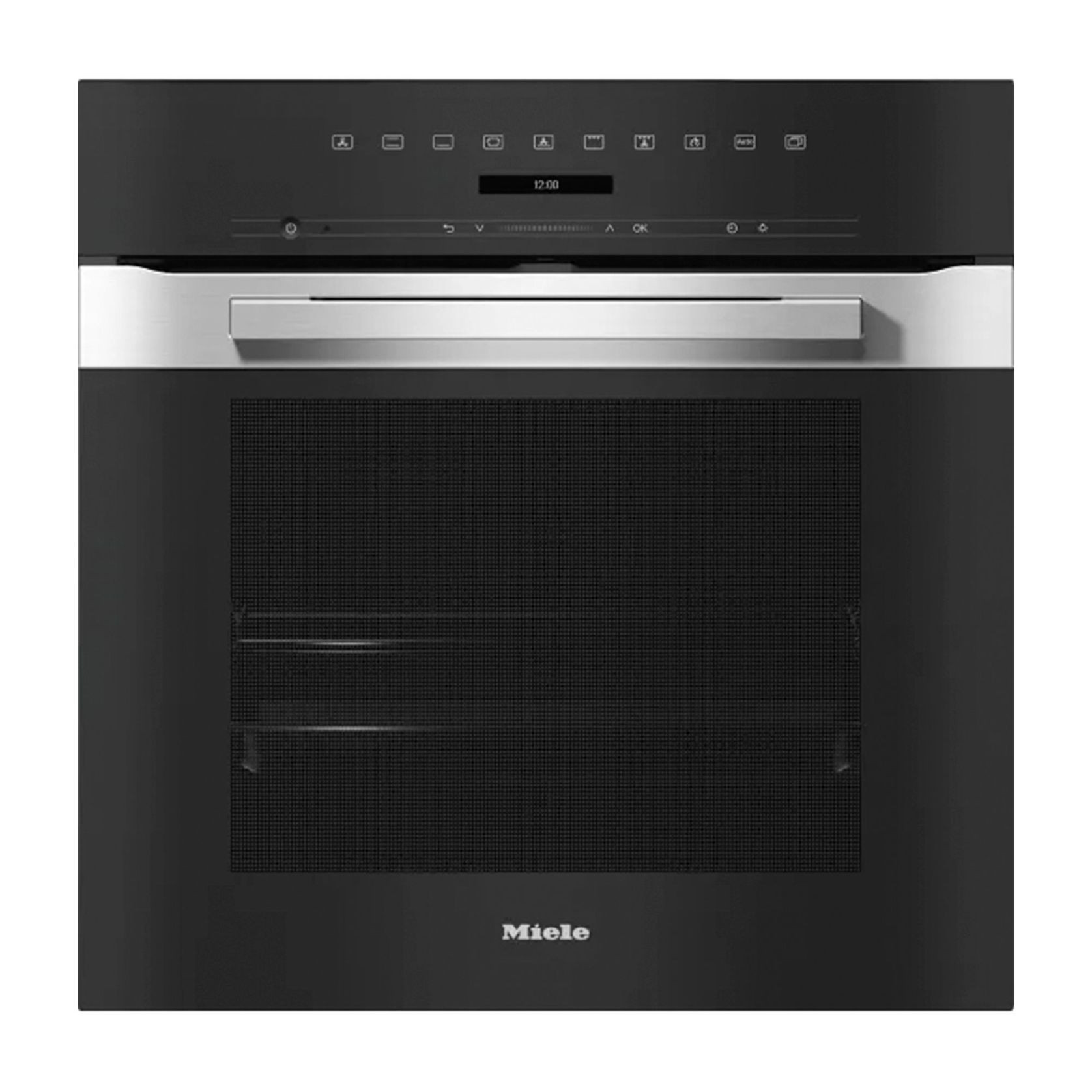 Miele Pureline 60cm BuiltIn Pyrolytic Electric Oven Clean Steel