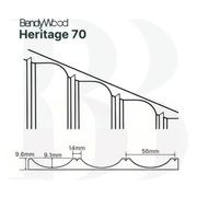 BendyWood Heritage 70 Primed - Half Standard gallery detail image