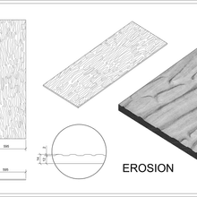 Roctex Erosion 3D Wall Panel gallery detail image