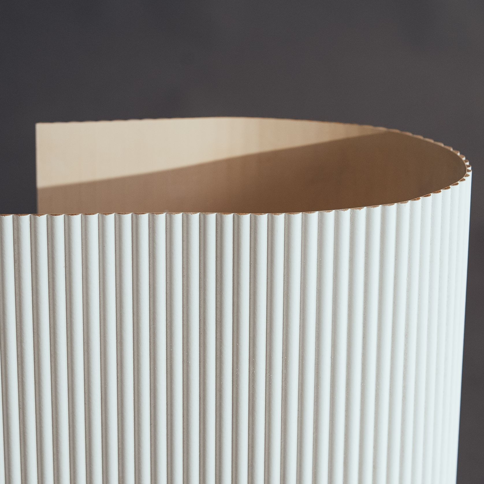 BendyWood Half Round 12 Primed - Wall Panel gallery detail image