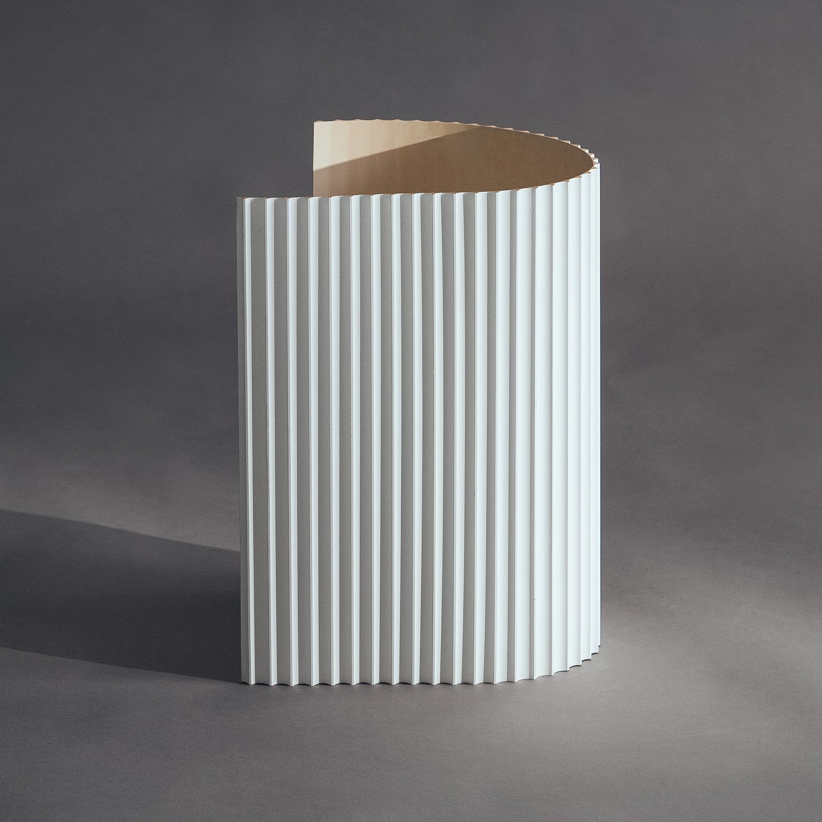 BendyWood Scallop 20 Primed - Wall Panel gallery detail image