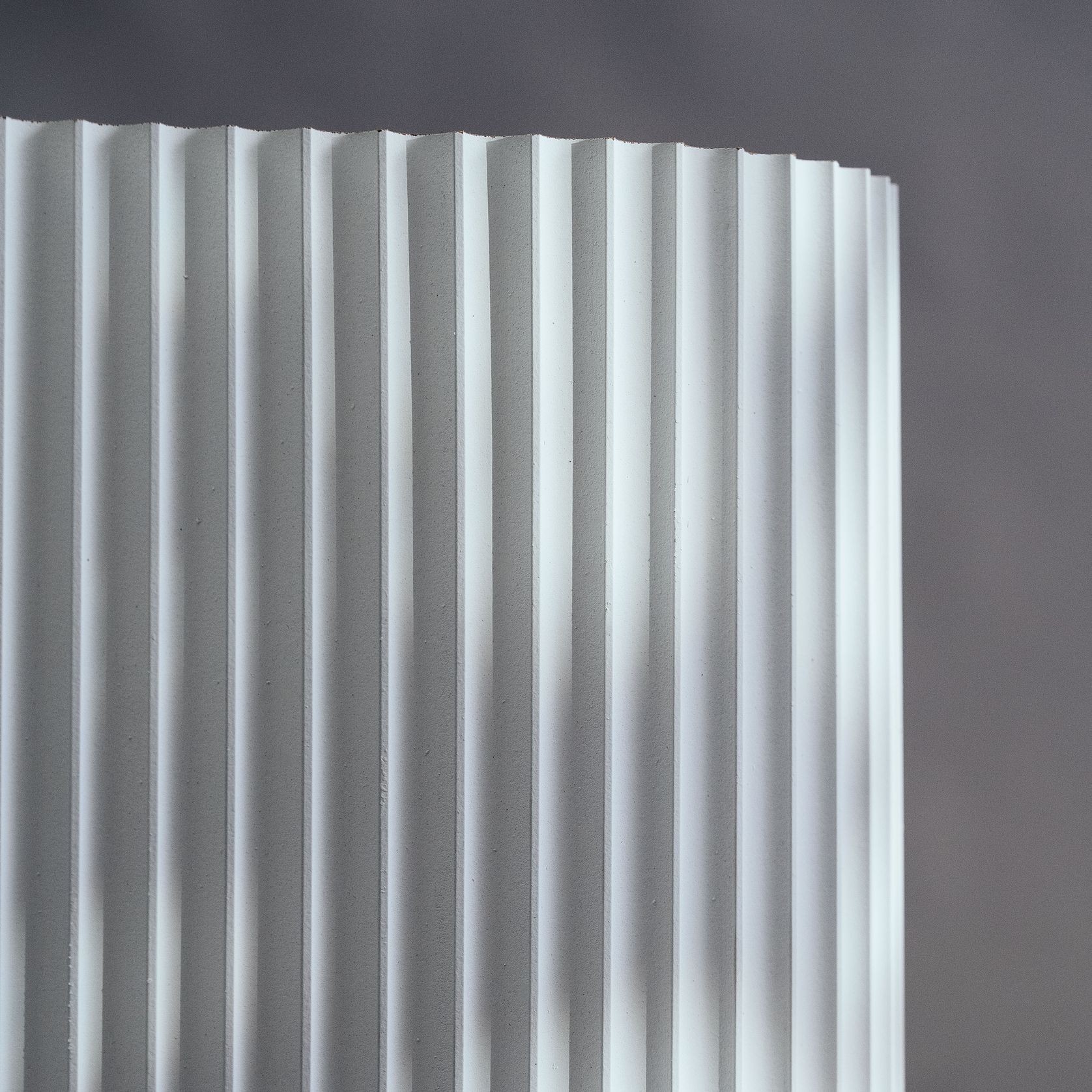 BendyWood Scallop 20 Primed - Wall Panel gallery detail image