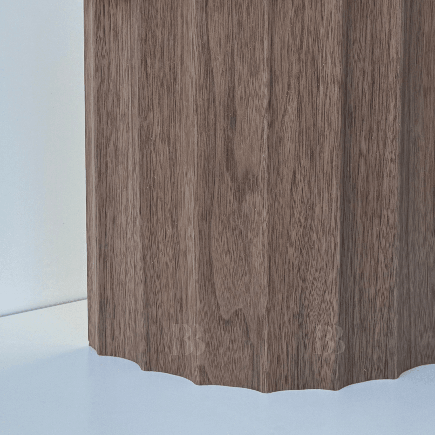 BendyWood Scallop 50 Black Walnut - Wall Panel gallery detail image