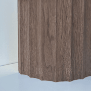 BendyWood Scallop 50 Black Walnut - Wall Panel gallery detail image