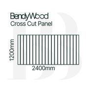 BendyWood Half Round 30 Primed - Cross Cut gallery detail image