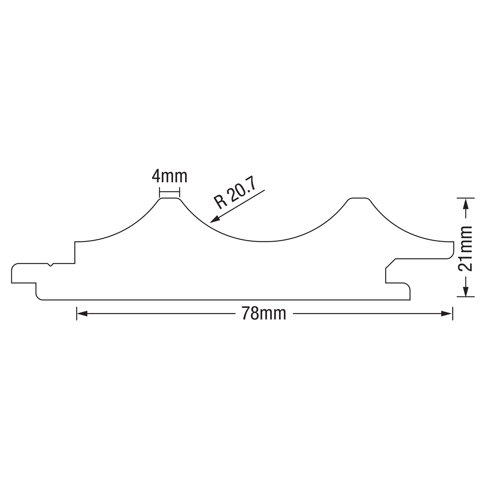 Contours Engineered American Oak Veneer gallery detail image