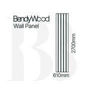 BendyWood Scallop 50 Oak - Wall Panel gallery detail image