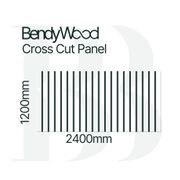 BendyWood Half Round 12 Primed - Cross Cut gallery detail image