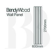 BendyWood Half Round 20 Primed - Wall Panel gallery detail image