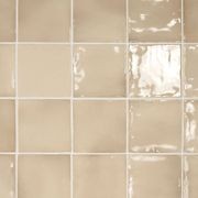 Marlowe Beige Gloss Wall Tile 100x100x10mm gallery detail image