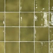 Marlowe Olive Gloss 100x100x10mm Wall Tile gallery detail image