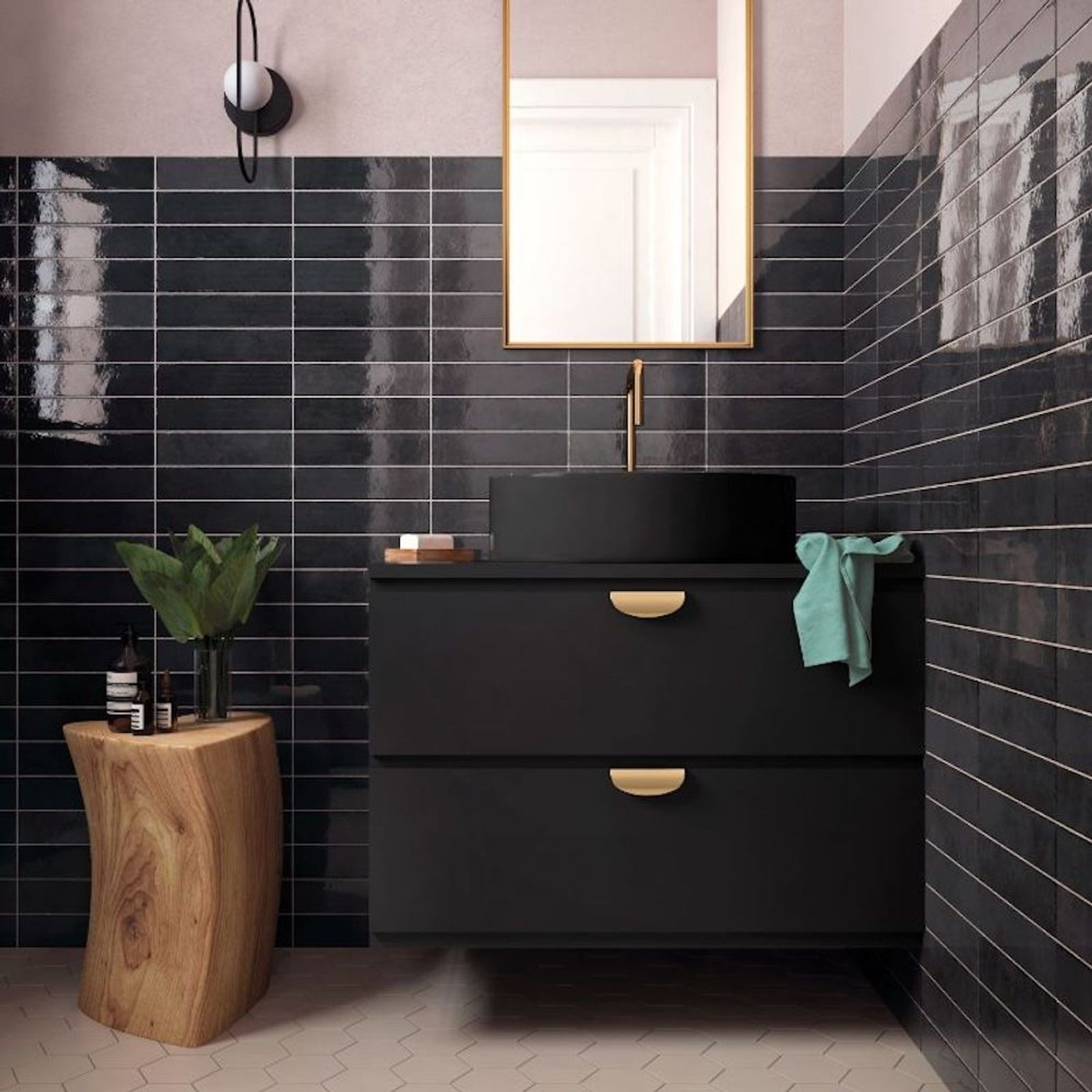 Tremain Basalt Gloss Subway 246x60mm gallery detail image