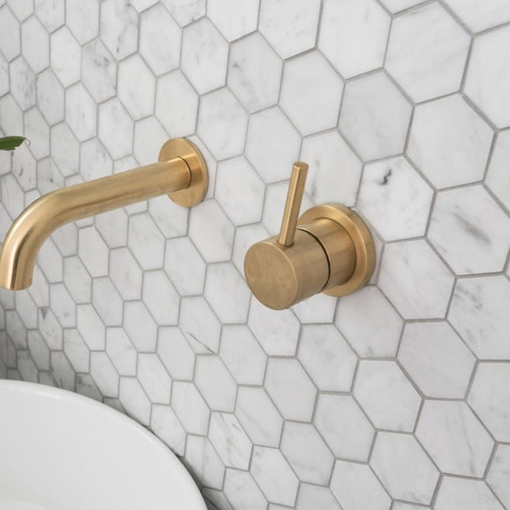 Carrara Mosaic Hexagon Wall Tiles gallery detail image