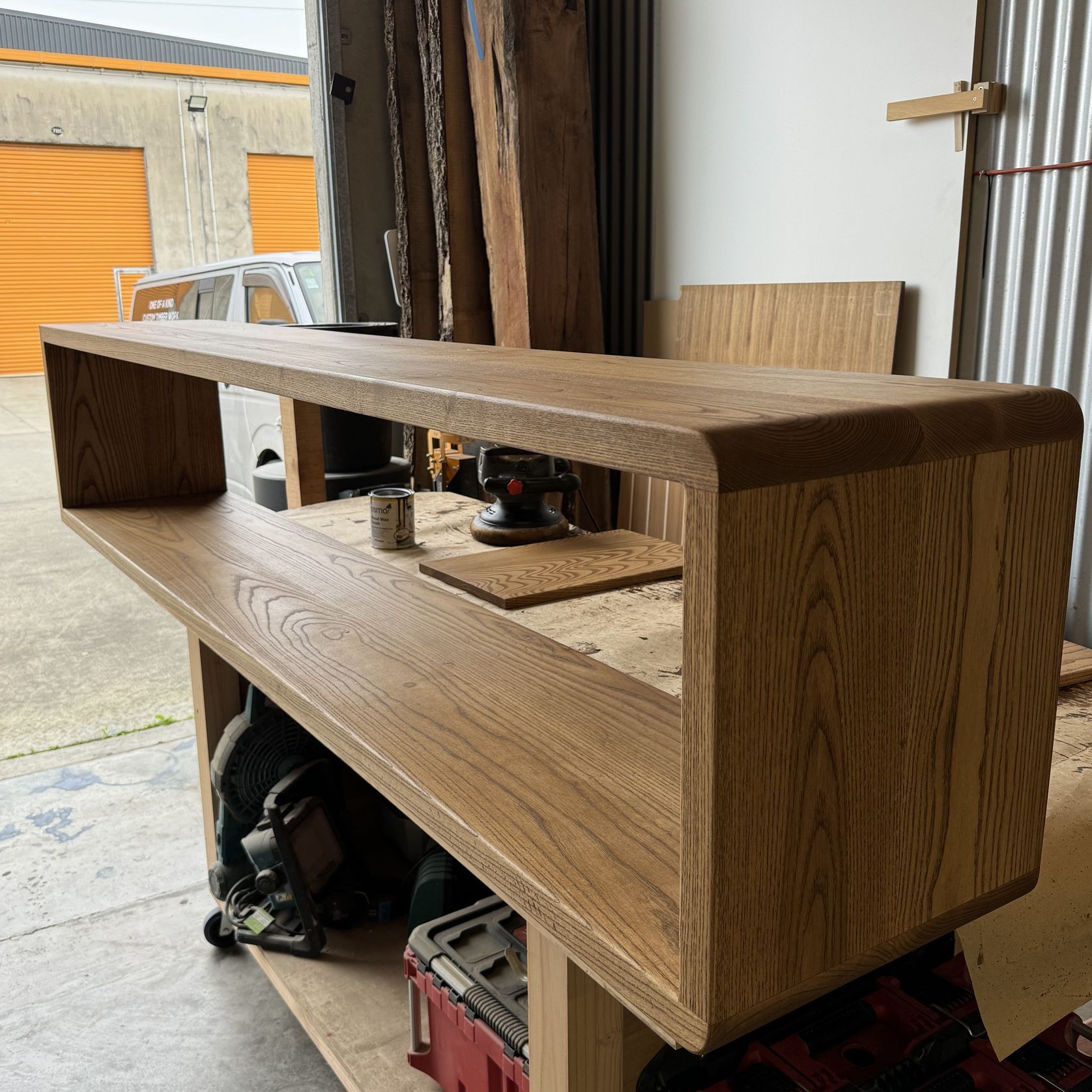 Bespoke Floating Wall Unit — American White Ash gallery detail image