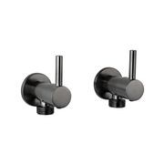 Elysian Washing Machine Stops - Brushed Gunmetal gallery detail image